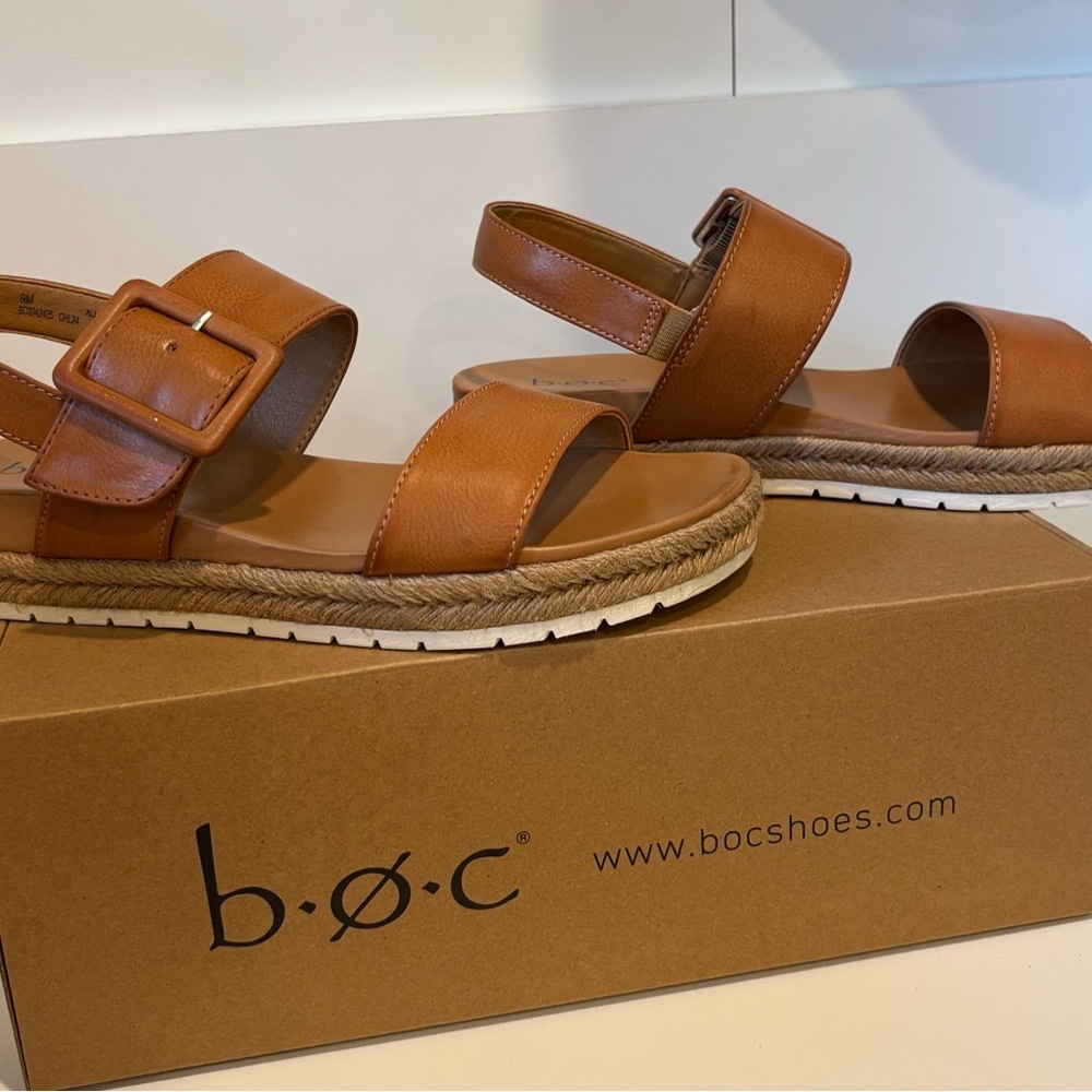 boc by Born Hilda Slingback Sandal. Light tan. NIB